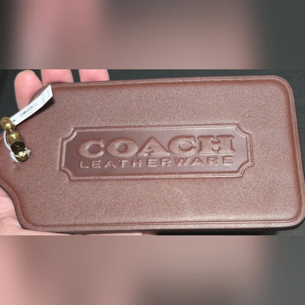 NWT - Coach XL Hangtag Bag Charm - Picture 4 of 5